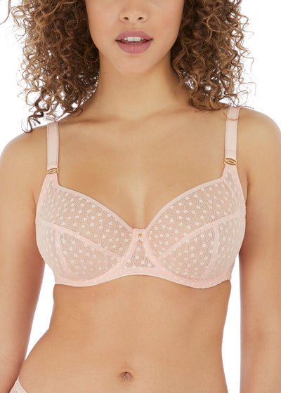 Starlight Side Support Balcony Bra (GG - K Cup) - Rosewater