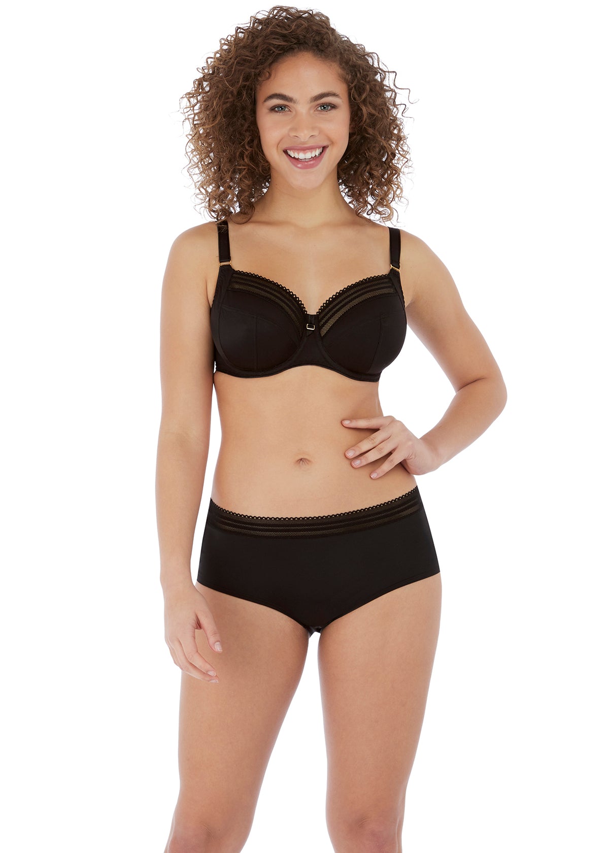 Viva Side Support Bra - Noir