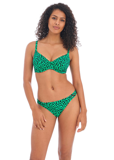 Zanzibar Plunge Bikini Top - Jade