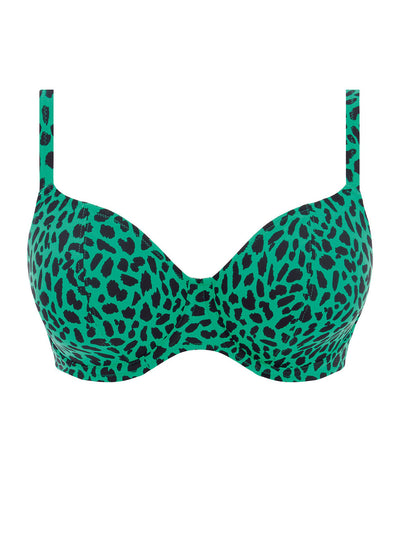 Zanzibar Plunge Bikini Top - Jade