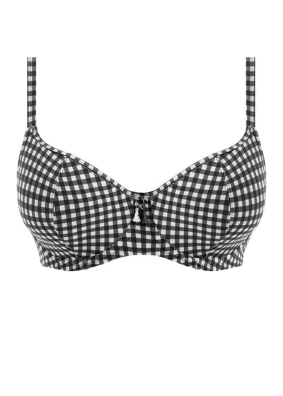 Check In Sweetheart Bikini Top - Monochrome