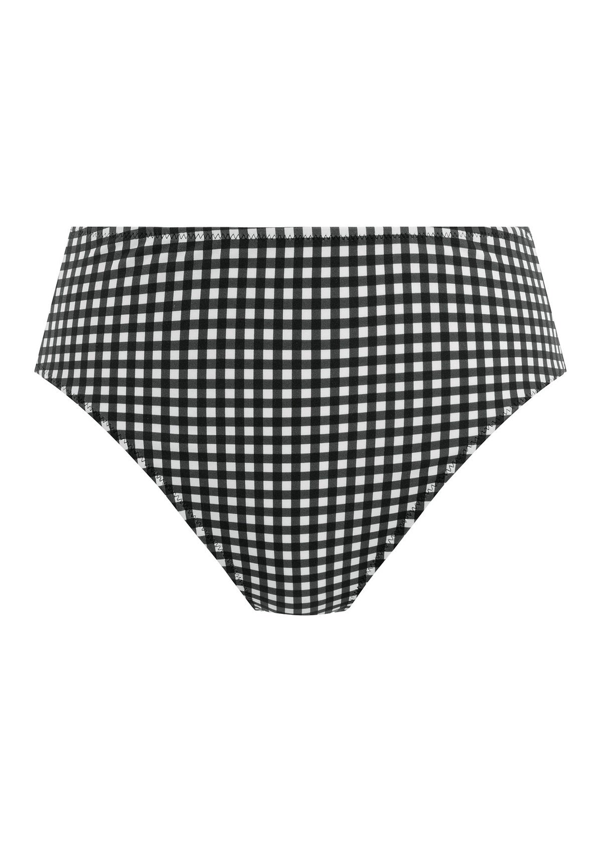 Check In High Waist Bikini Brief - Monochrome