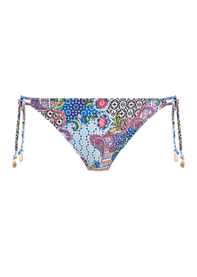 Boho Breeze Tie Side Bikini Brief - Multi