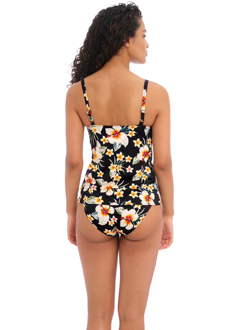 Havana Sunrise Plunge Tankini Top