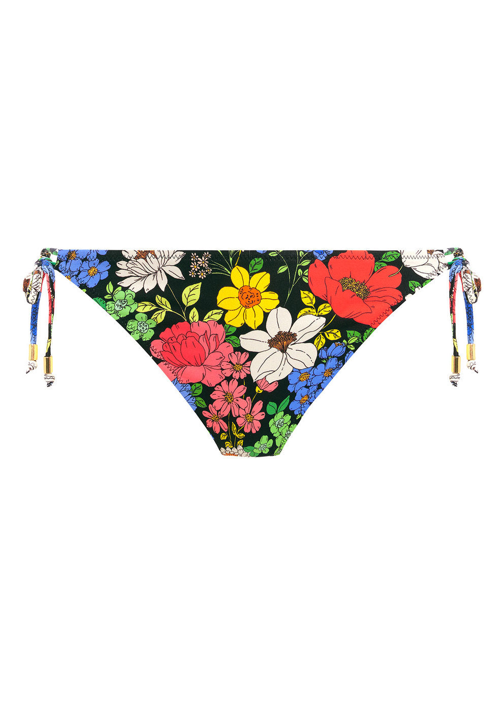 Floral Haze Tie Side Bikini Brief - Multi