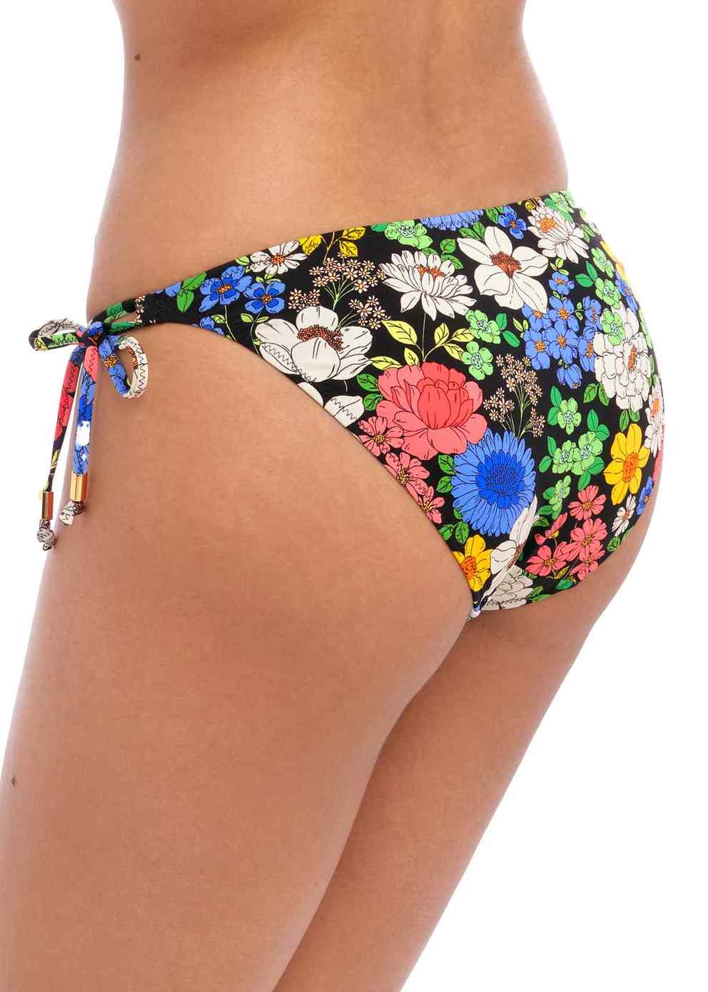 Floral Haze Tie Side Bikini Brief - Multi