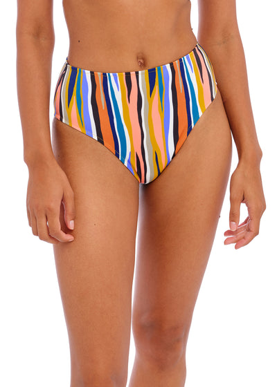 Torra Bay High Waist Bikini Brief - Multi