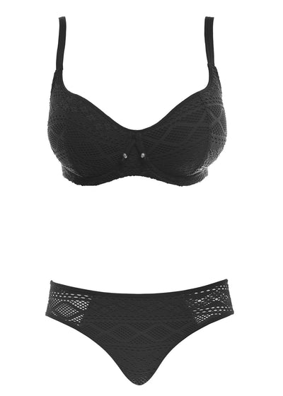 Sundance Sweetheart Bikini Top - Black