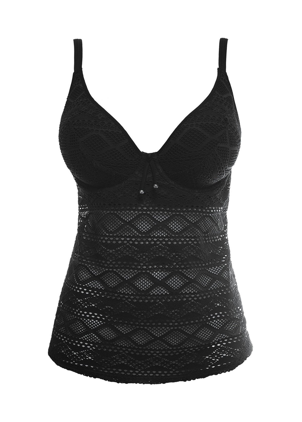 Sundance Tankini Swim Top - Black