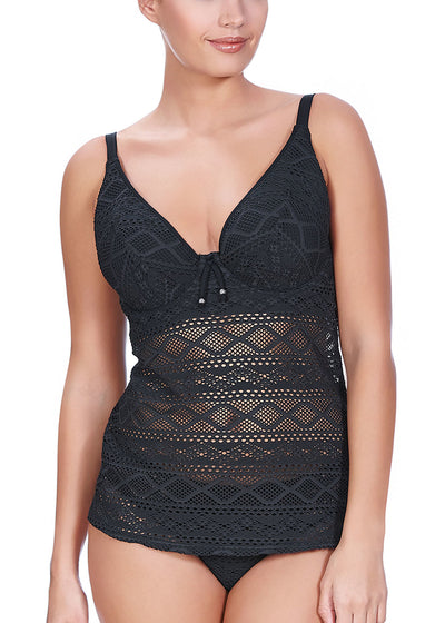 Sundance Tankini Swim Top - Black