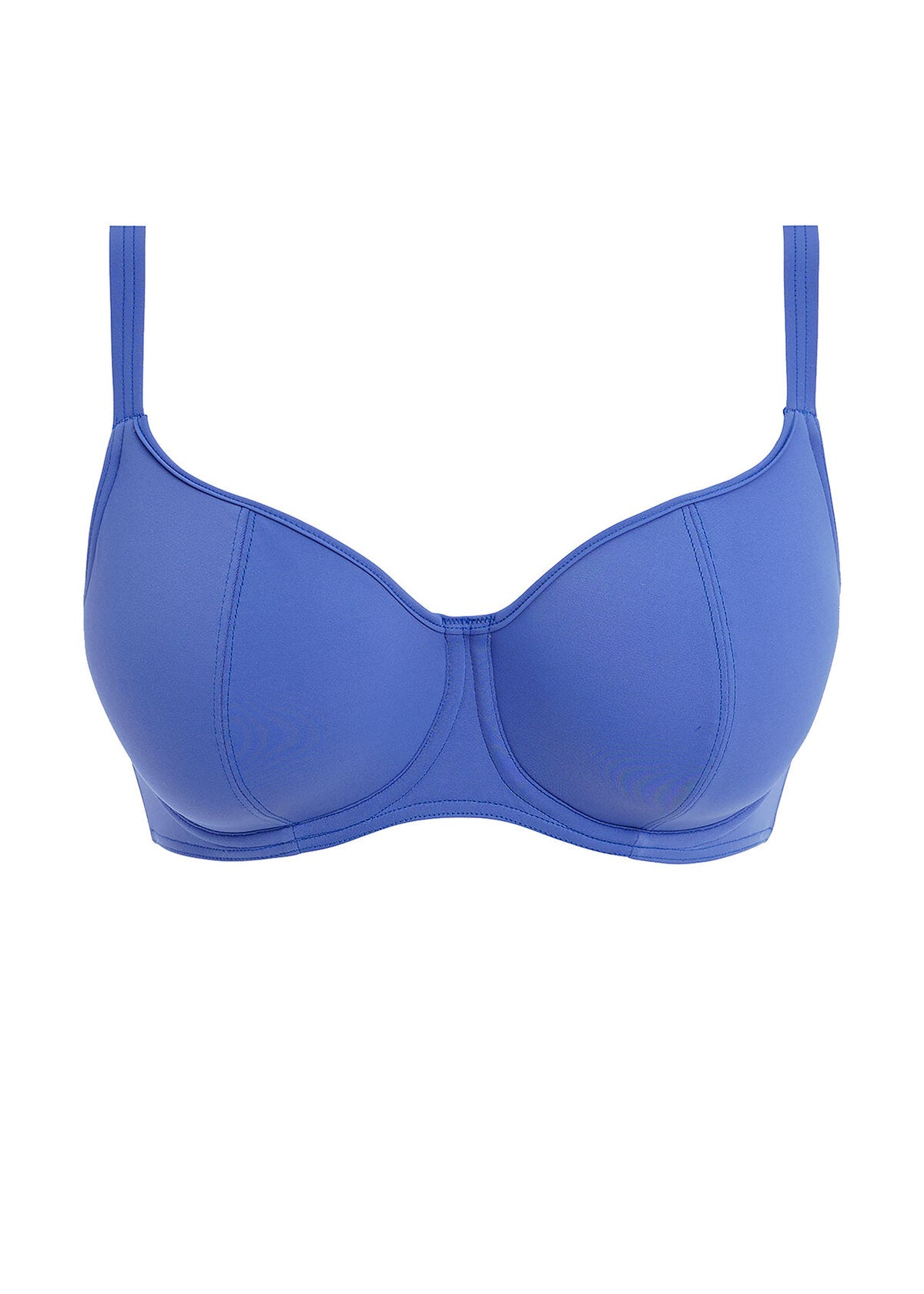 Jewel Cove Underwire Sweetheart Bikini Top - Plain Azure