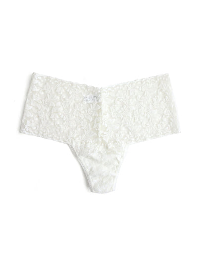 Retro Lace Thong - Marshmallow