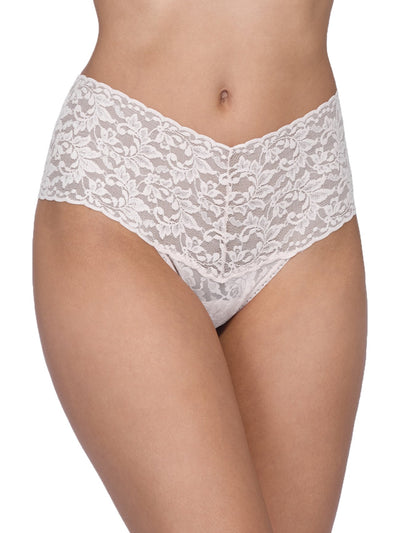 Retro Lace Thong - Marshmallow