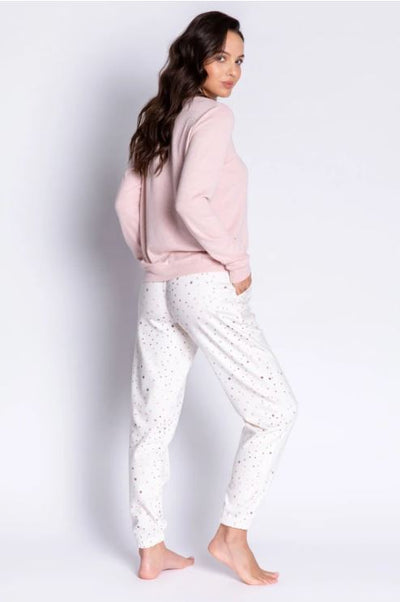 Cabin Cozy Banded Pant - Ivory