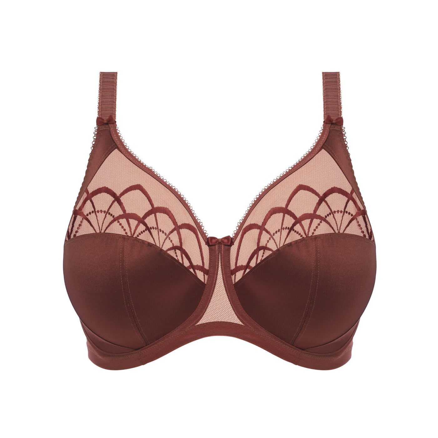 Cate Full Cup Banded Bra - Dark Copper