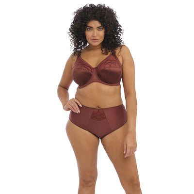 Cate Full Cup Banded Bra - Dark Copper