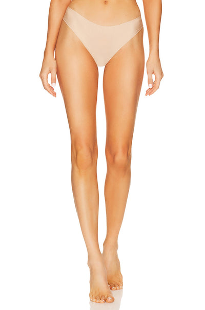 Butter Mid-Rise Thong - Beige