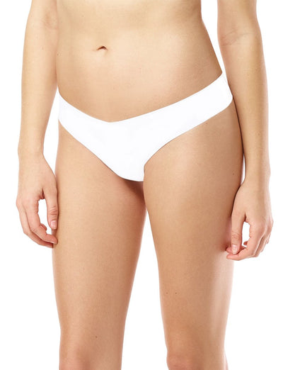 Classic Solid Thong - White