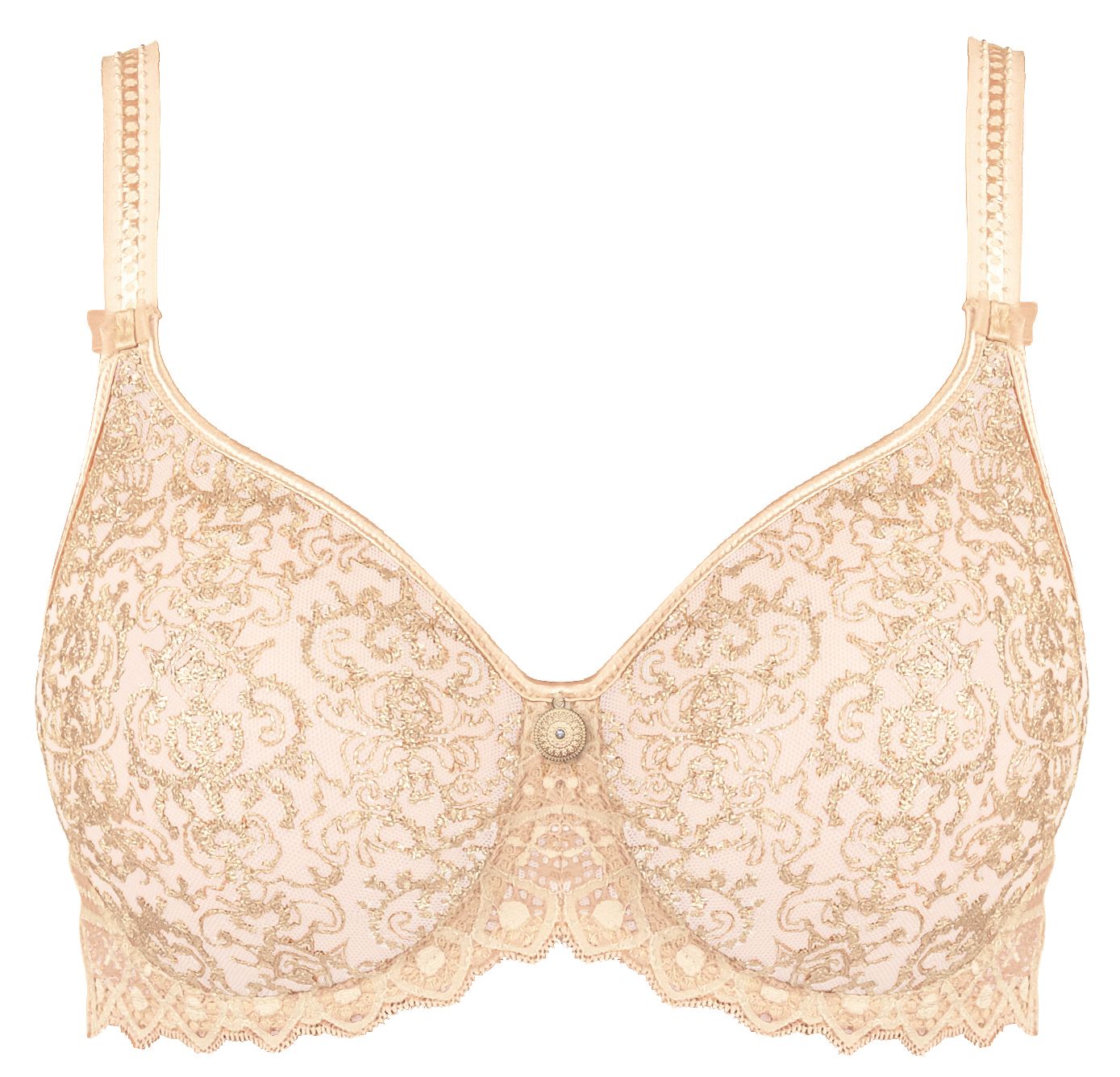 Cassiopee Seamless Full Cup Bra - Creamy Beige