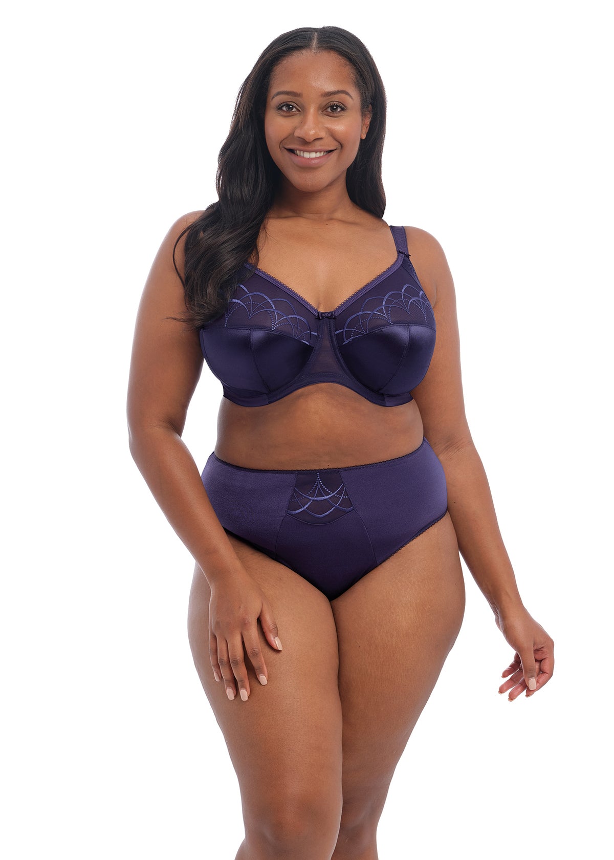 Cate Full Cup Banded Bra - Ink