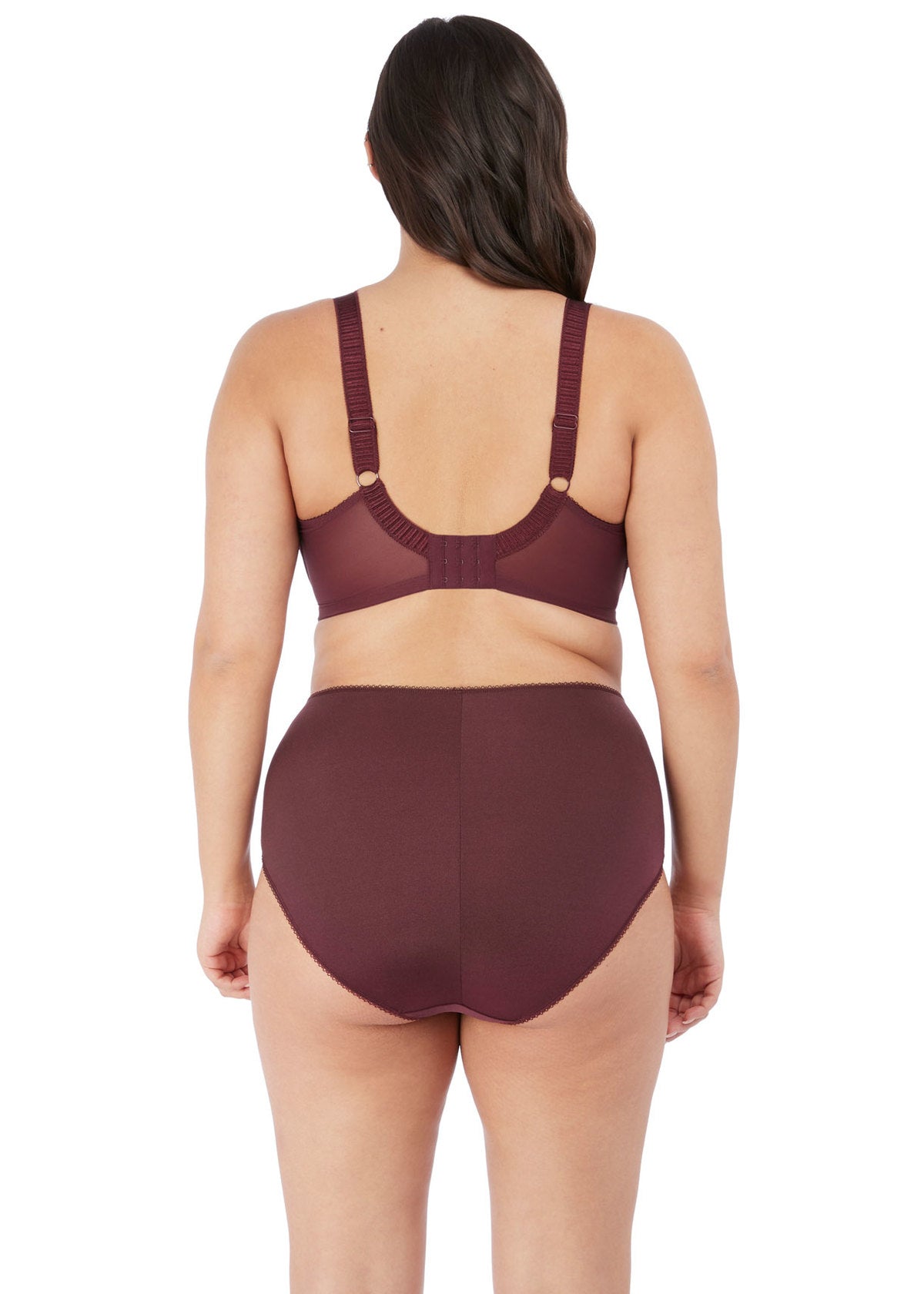 Cate Full Cup Banded Bra - Raisin