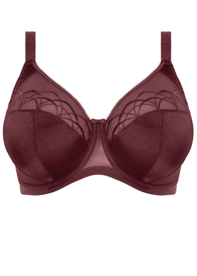 Cate Full Cup Banded Bra - Raisin