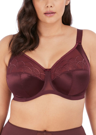 Cate Full Cup Banded Bra - Raisin