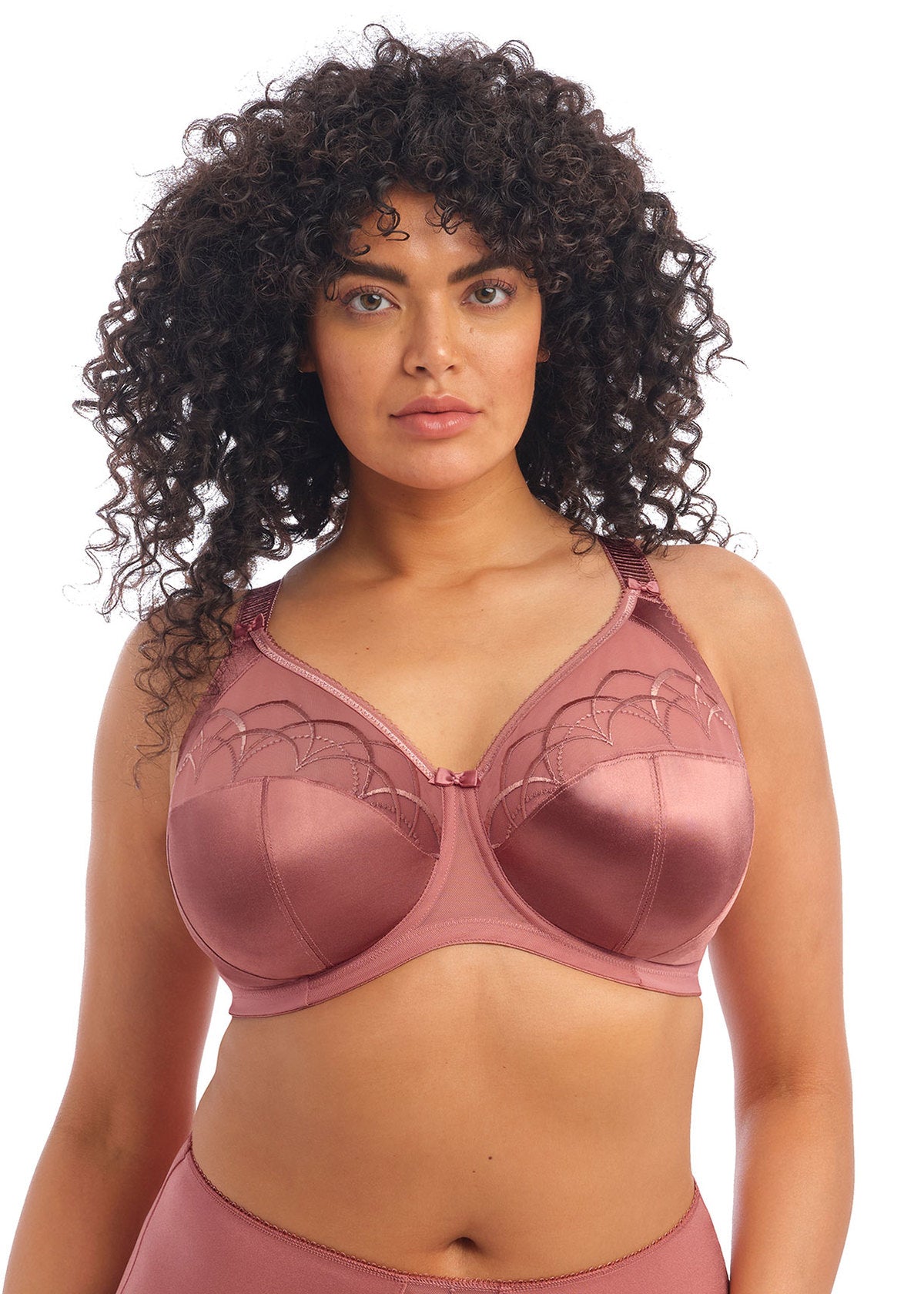 Cate Full Cup Banded Bra - Rosewood