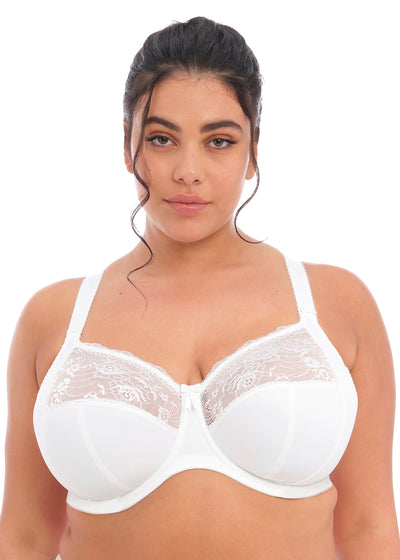 Morgan Stretch Banded Bra - White