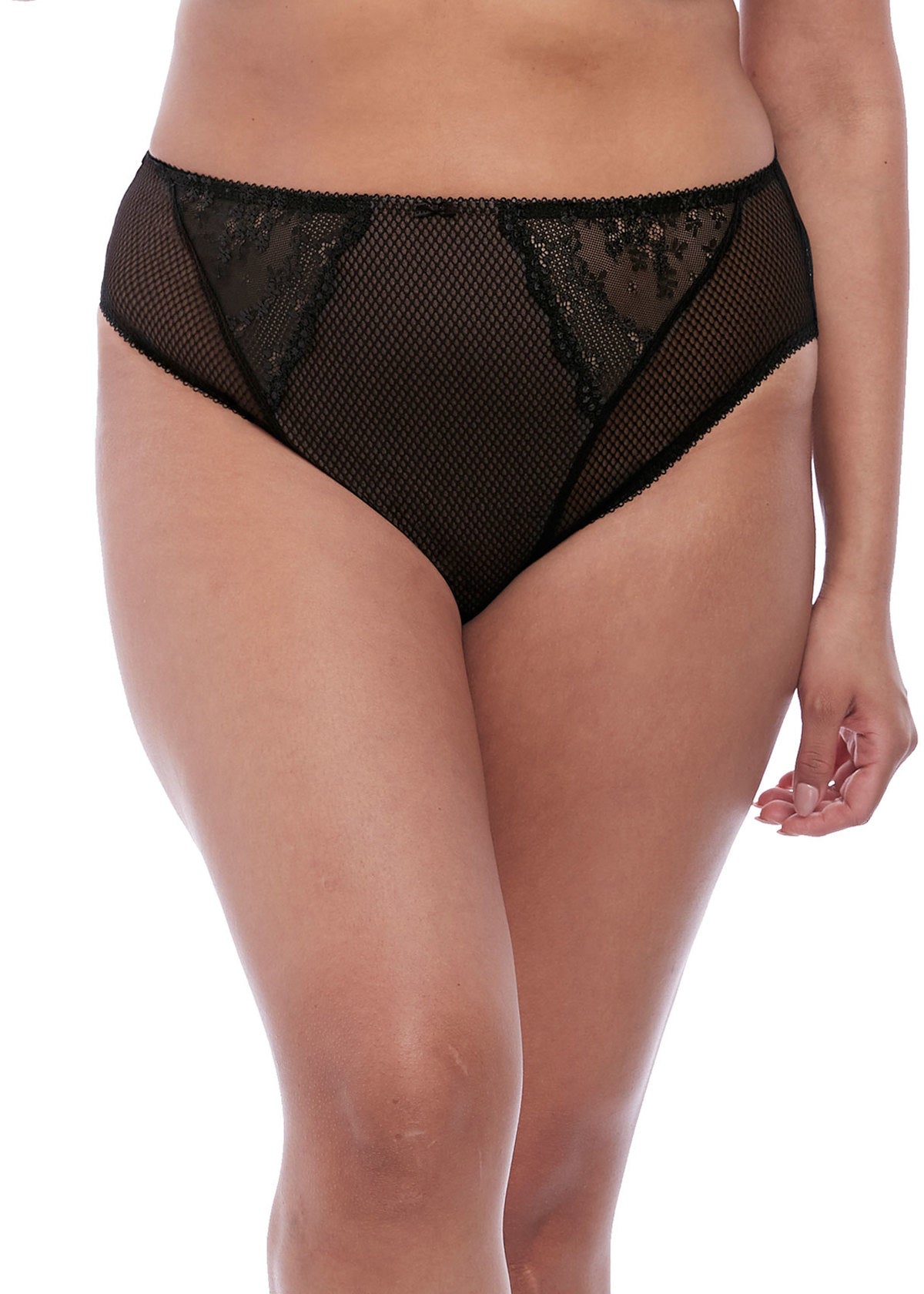 Charley High Leg Brief - Black