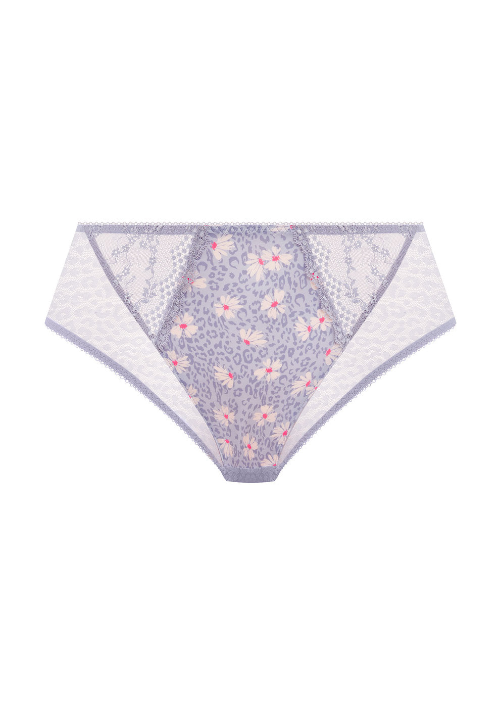 Elomi Morgan High Leg Brief in Snow Leopard Elomi Morgan High Leg Brief in Snow Leopard