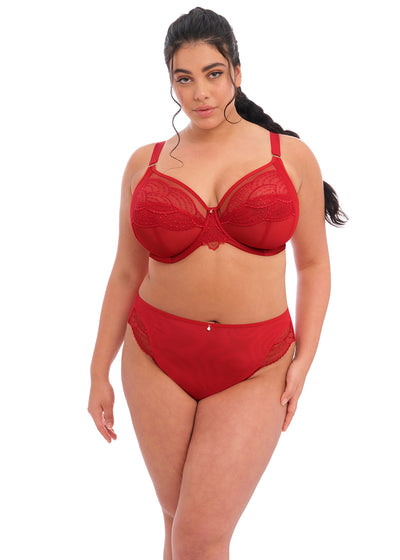 Priya Brazilian panty - Haute Red