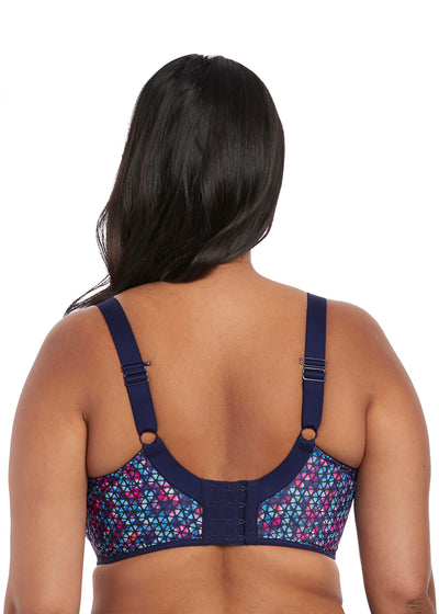 Energise Sports Bra - Navy Geo