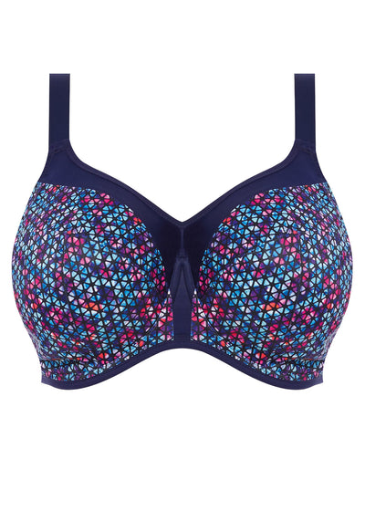 Energise Sports Bra - Navy Geo