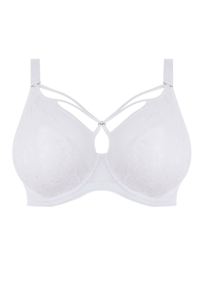 Brianna Plunge Bra - White