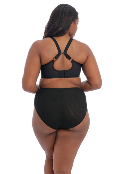 Brianna Padded Half Cup Bra - Black