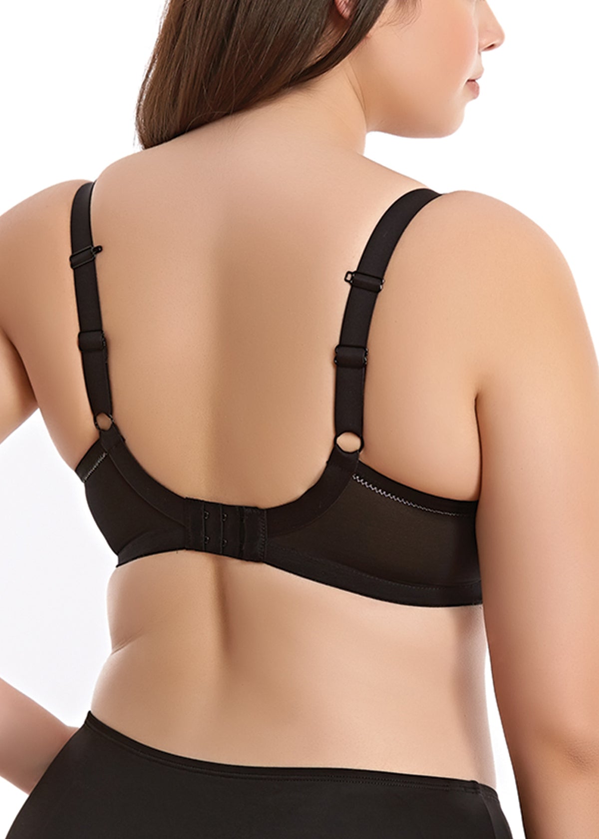 Bijou Banded Moulded Bra - Black
