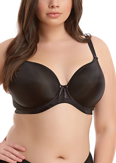Bijou Banded Moulded Bra - Black
