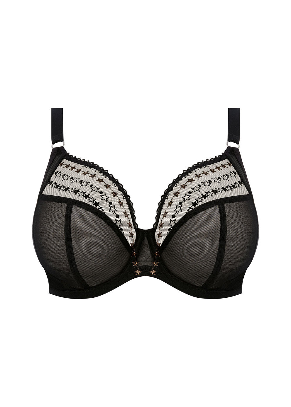Matilda Plunge Bra - Black Star