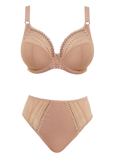 Matilda Plunge Bra - Cafe Au Lait