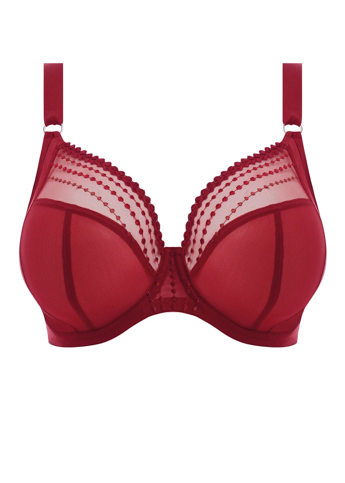 Matilda Plunge Bra - Crimson