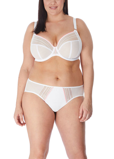 Matilda Plunge Bra - White