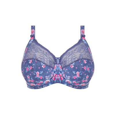 Morgan Stretch Banded Bra - Denim Floral