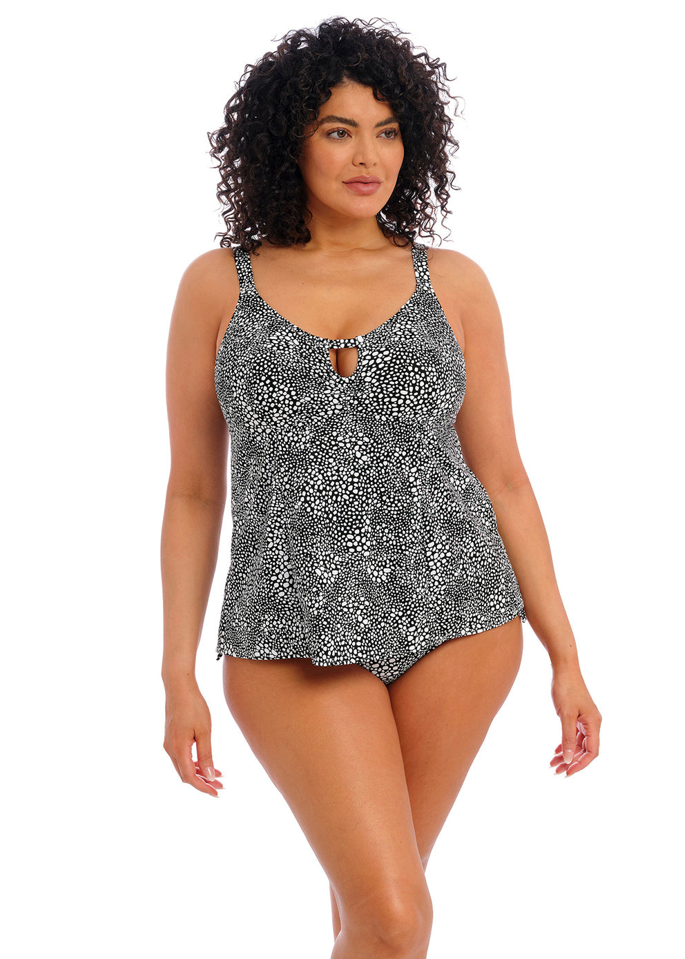 Pebble Cove Underwire Tankini - Black