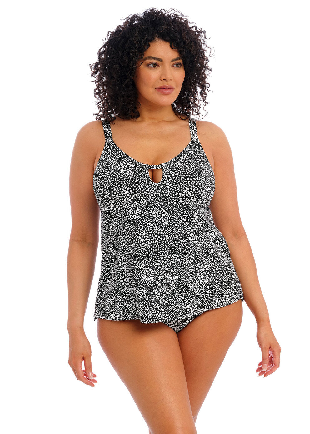 Pebble Cove Underwire Tankini - Black