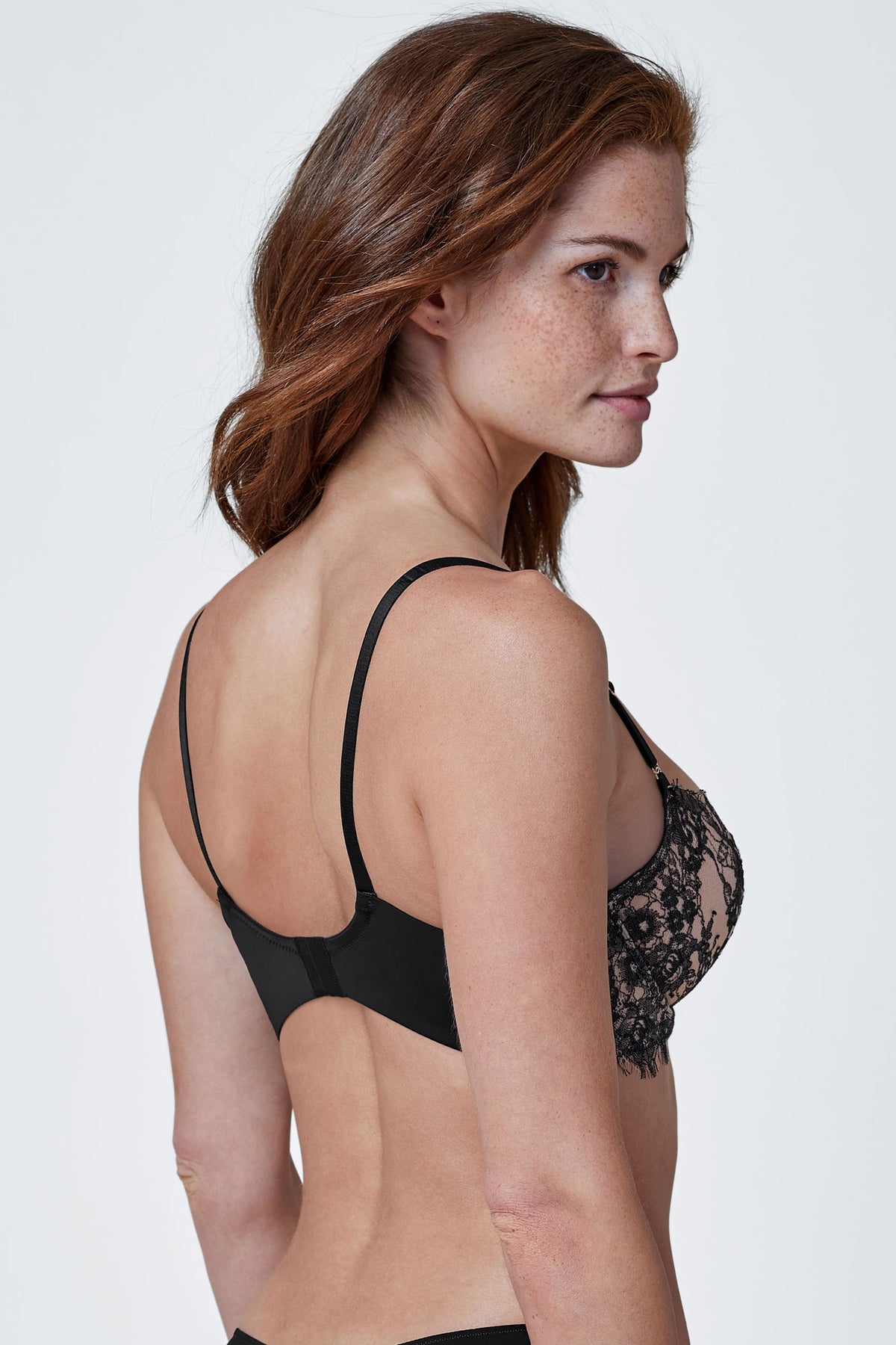 Entice Balconette Bra - Black/Nylon