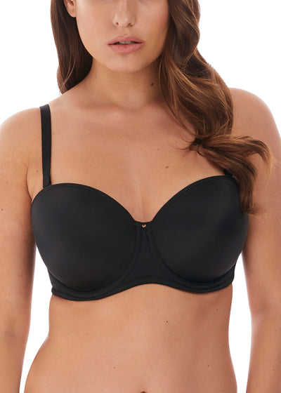 Aura Moulded Strapless Bra - Black