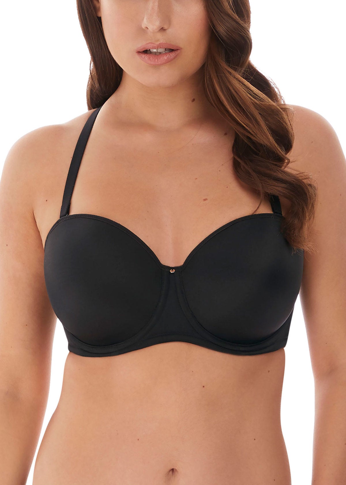 Aura Moulded Strapless Bra - Black