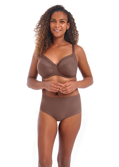 Fusion Full Cup Side Support Bra - Coffee Roast