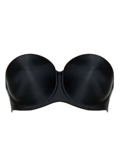 Moulded Strapless Bra - Black